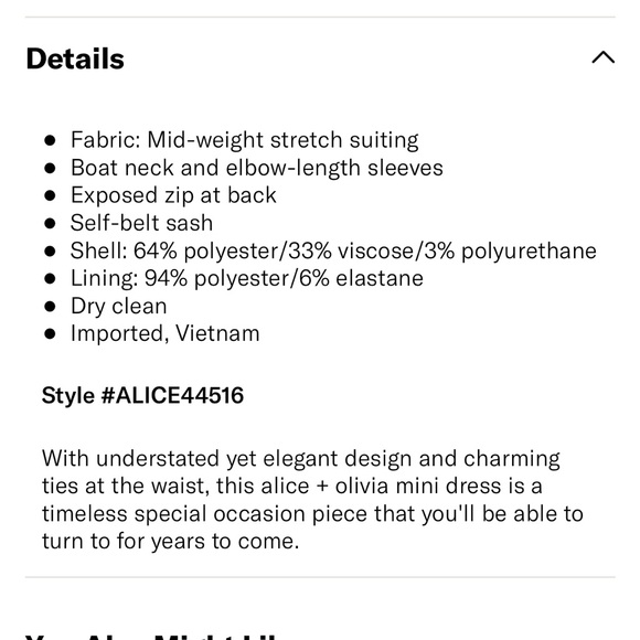 alice + olivia Virgil Boat Neck Wrap Dress - Picture 4 of 6